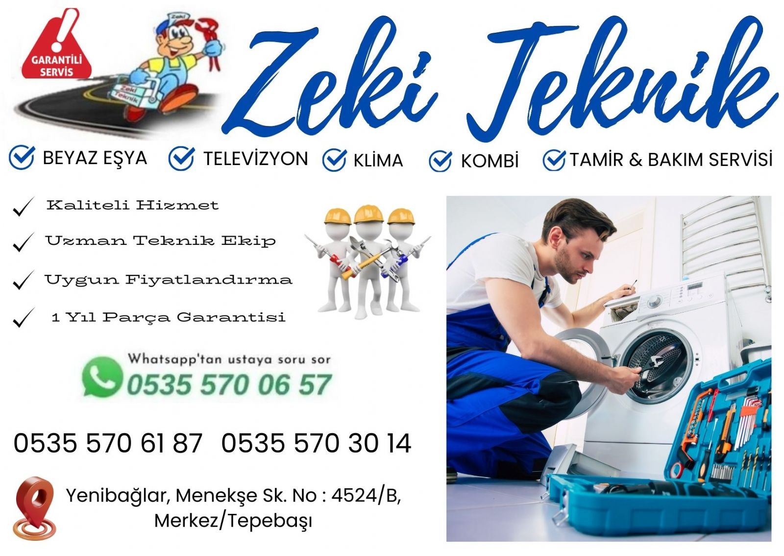 Tepebaşı Beyaz Eşya Servisi